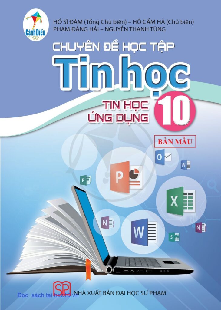 Chuyên đề học tập Tin học ứng dụng 10 Cánh diều – Sách PDF